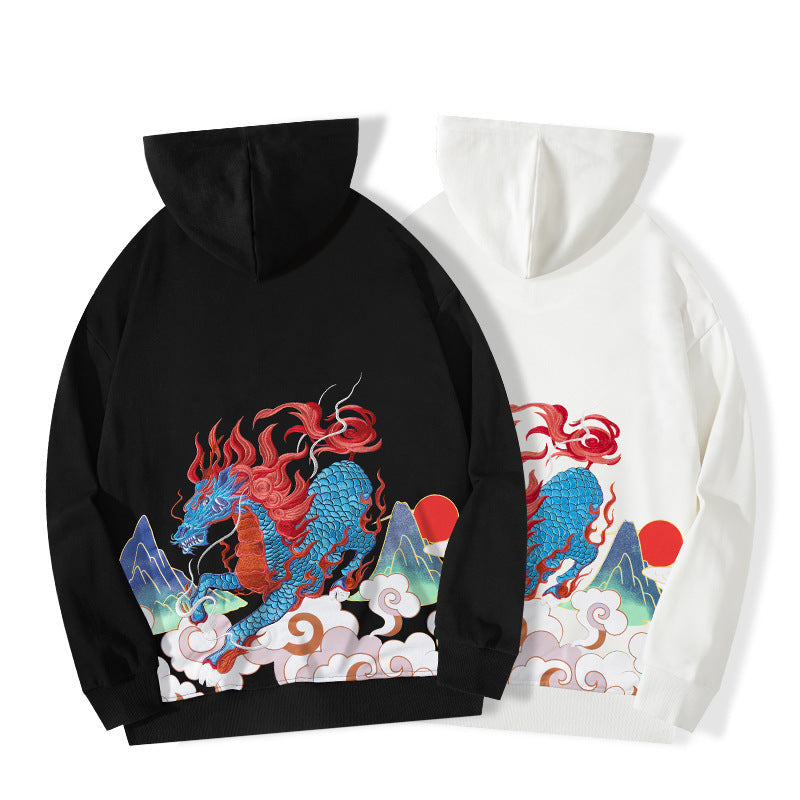 R&B | Hoodie mit Drachen-Print
