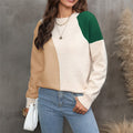 R&B | Farbblock Strickjacke Acryl Modern, Bequem