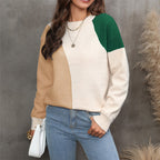R&B | Farbblock Strickjacke Acryl Modern, Bequem