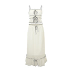 R&B | Hosenträger Top Temperament Kleid