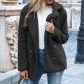 R&B | Damen Teddy Doppelreiher Mantel