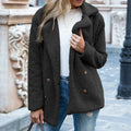 R&B | Jacke - Oversized Fit - Weicher Fleece - Lange Ärmel - Knöpfe - Reverskragen