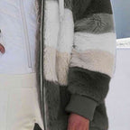 R&B | Color Block Zip-Up Kapuzenjacke
