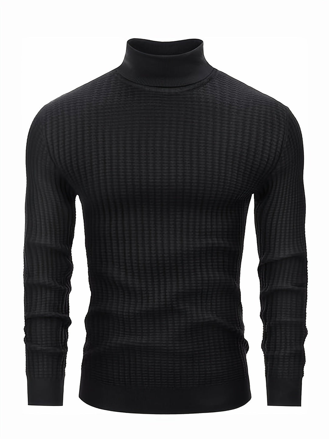 R&B | Rollkragenpullover Waffelstrick Polyester-mix