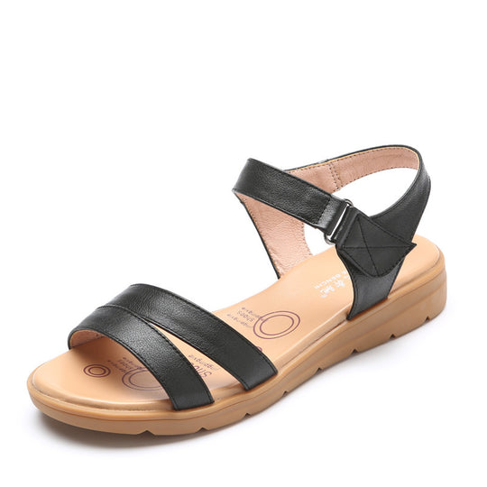 Damen Komfortable Sandalen mit verstellbarem Riemen und anatomischer Fußbett R&B