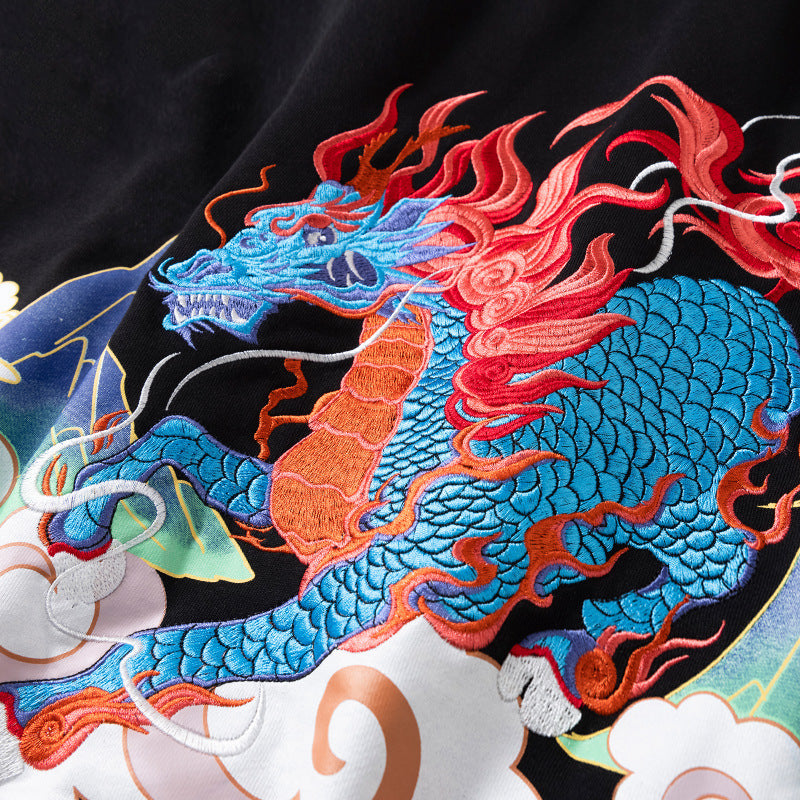 R&B | Hoodie mit Drachen-Print