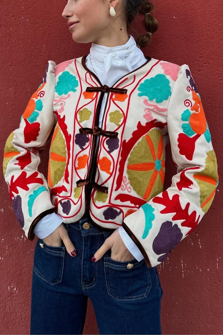 R&B | bestickte Jacke