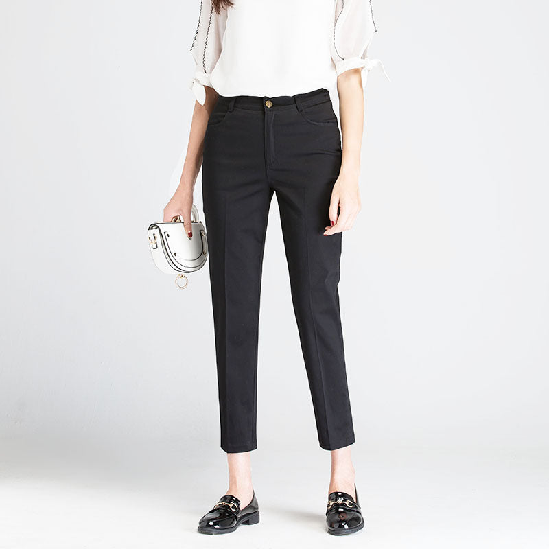 Damen Slim Fit Stoffhose hochwertig & modern