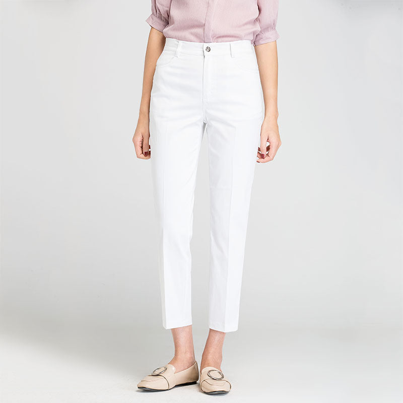 Damen Slim Fit Stoffhose hochwertig & modern