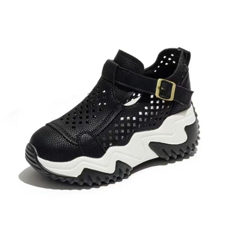 Atmungsaktive Sommer-Schuhe für Damen mit dicken Sohlen R&B R&B