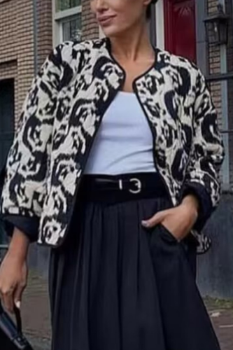 R&B | Tierdruck Baumwolljacke