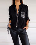 R&B | Stilvolle Bluse mit Glimmer Nicht Spezifiziert Elegant und Strahlend