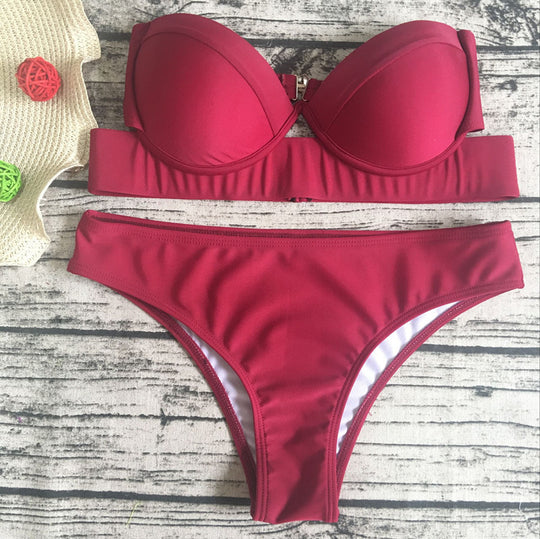 Damen Push-Up Bikini set R&B