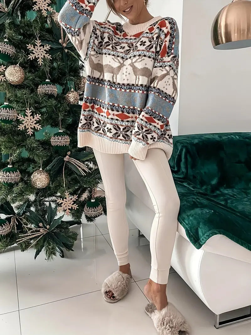 R&B | Pullover mit Rundhalsausschnitt