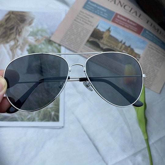 R&B | Klassische Aviator-Sonnenbrille mit Goldenem Rahmen für Damen