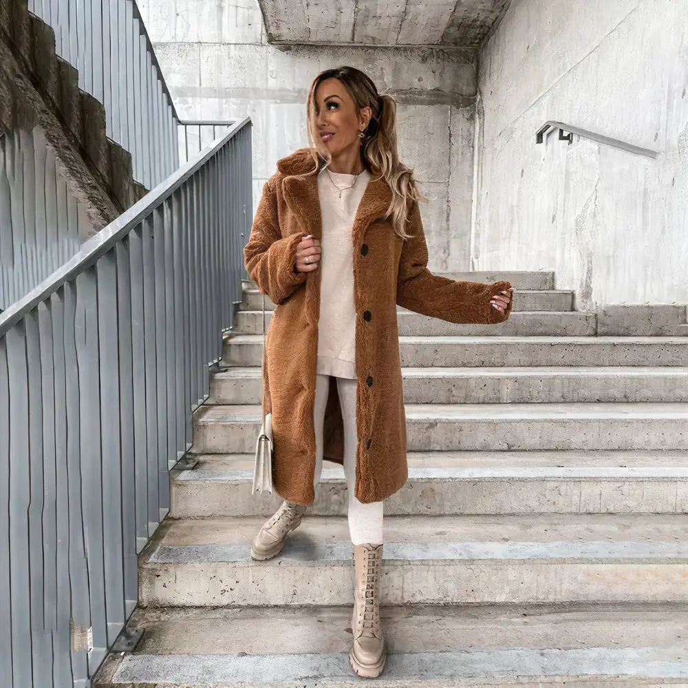 R&B | Weich und Warm Teddymantel