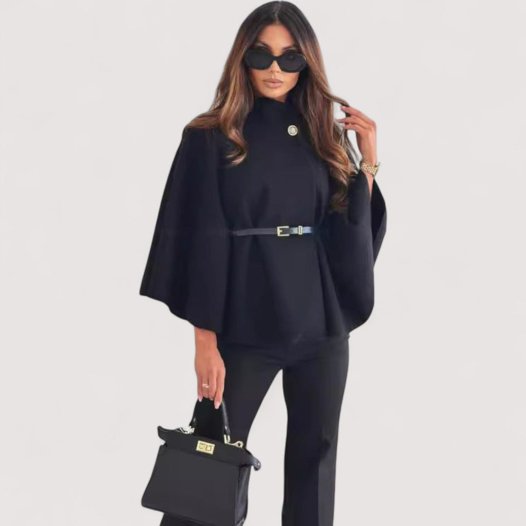 R&B | Elegante Schmetterlingsjacke mit Gürtel
