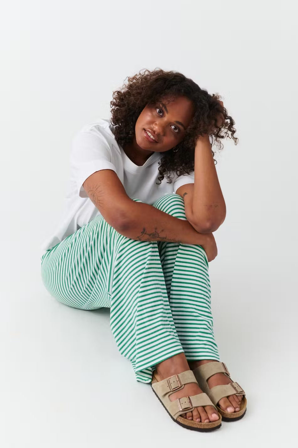 R&B | Gestreifte Loungehose