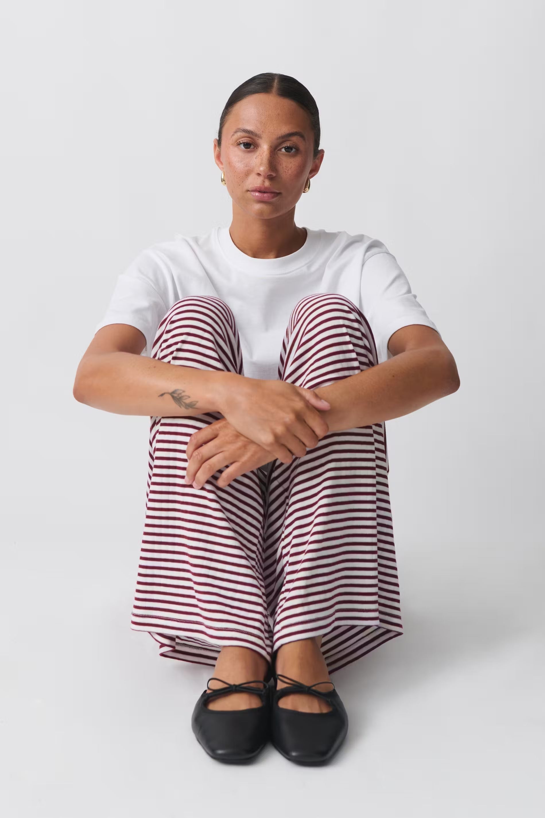 R&B | Gestreifte Loungehose