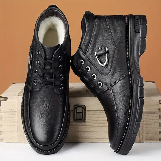 Thermo-Leder-Winterschuhe für Herren R&B