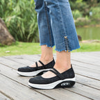 Damen Komfortable und luftige Freizeitschuhe mit verstärkter Sohle