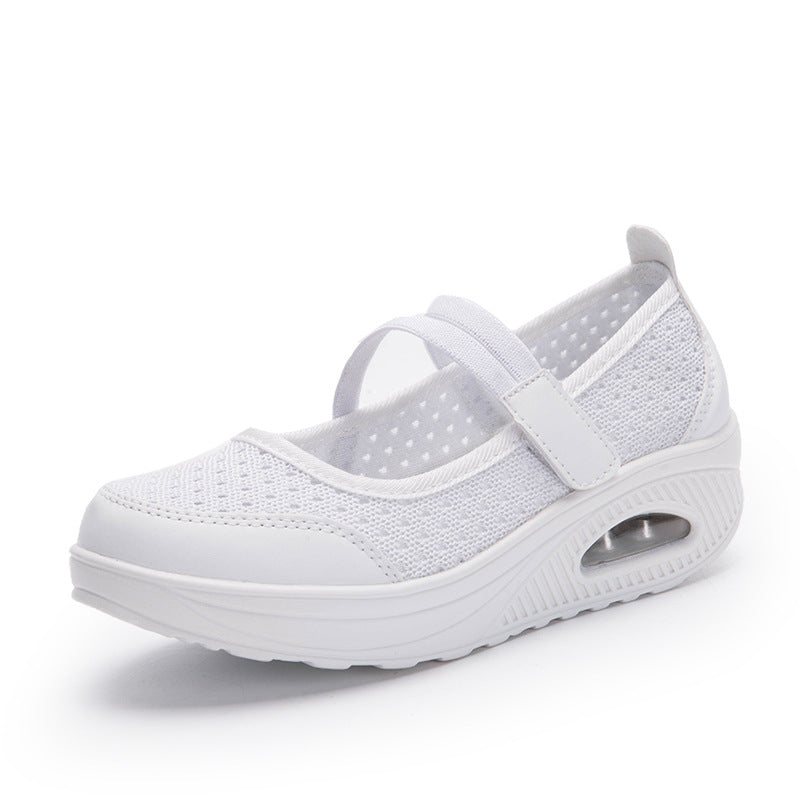 Damen Komfortable und luftige Freizeitschuhe mit verstärkter Sohle