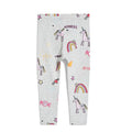 Mädchen Leggings mit zauberhaften Regenbogen- und Einhorn-Motiven R&B