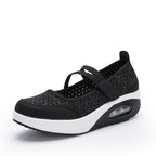 Damen Komfortable und luftige Freizeitschuhe mit verstärkter Sohle
