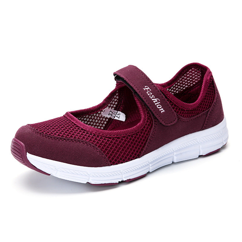 Damen Atmungsaktive Freizeitschuhe mit verstellbarem Riemen R&B