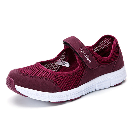 Damen Atmungsaktive Freizeitschuhe mit verstellbarem Riemen R&B