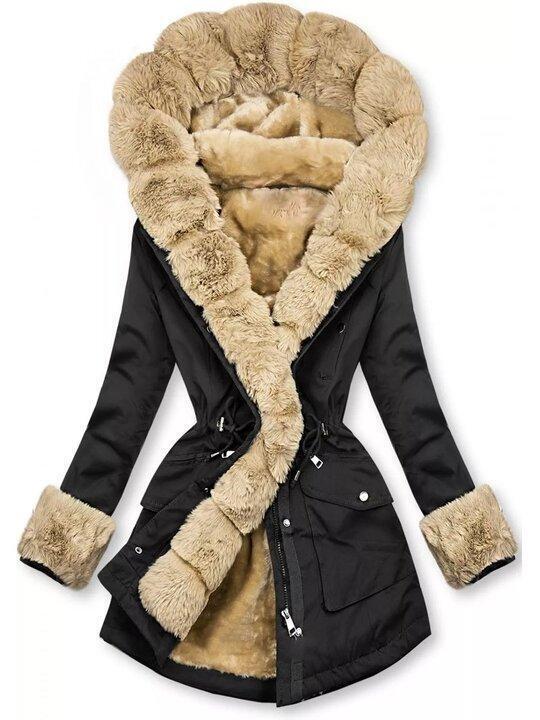 R&B | Steppjacke mit Plüschfutter für Damen Ideal für den Winter