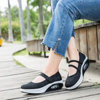 Damen Komfortable und luftige Freizeitschuhe mit verstärkter Sohle