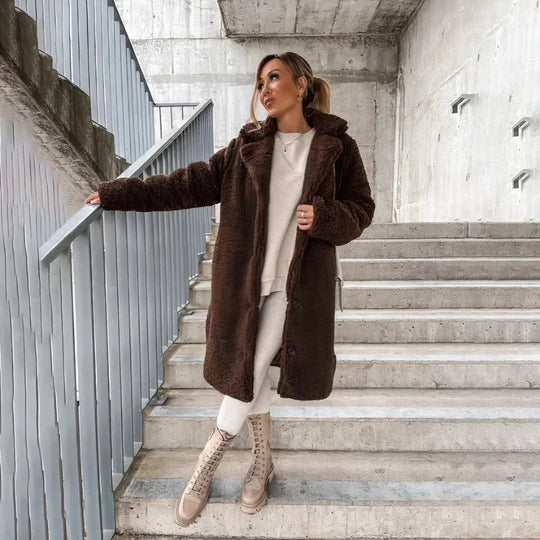 R&B | Weich und Warm Teddymantel