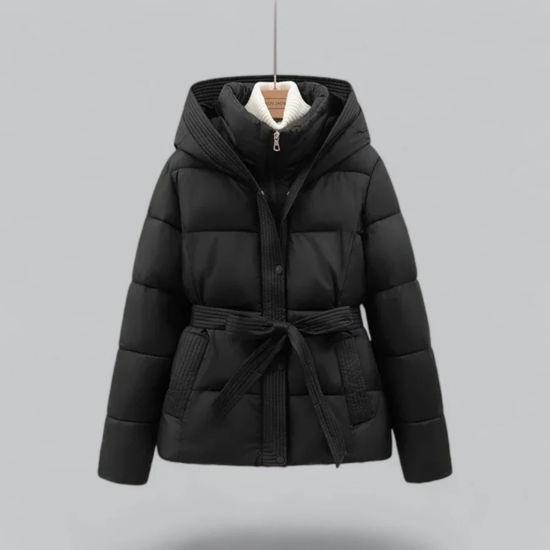 R&B | Warme Gürtel Kapuzen Puffer Jacke Winter