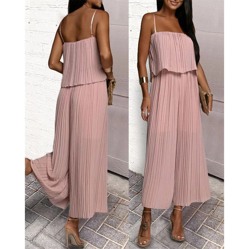 R&B | Eleganter Plissees Einteiler