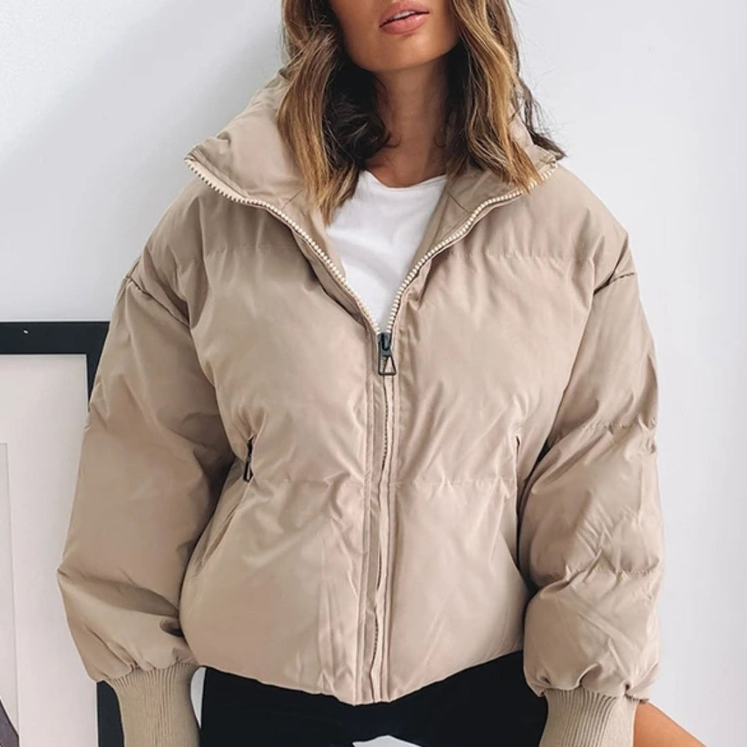 R&B | Kurze Pufferjacke mit Reißverschluss - Reißverschluss