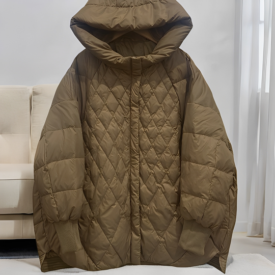 R&B | Lässiger Winter-Daunenmantel mit Reißverschluss für Damen