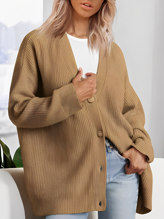 R&B | Lässiger Kaschmir-Cardigan für Damen