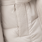R&B | Damen Pufferjacke mit Kapuze und Gürtel