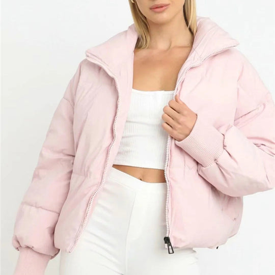 R&B | Kurze Pufferjacke mit Reißverschluss - Reißverschluss