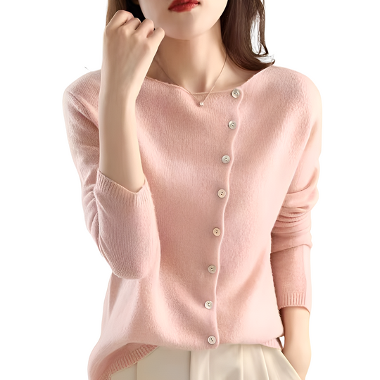 R&B | Casual Strickjacke mit langen Ärmeln aus Wolle