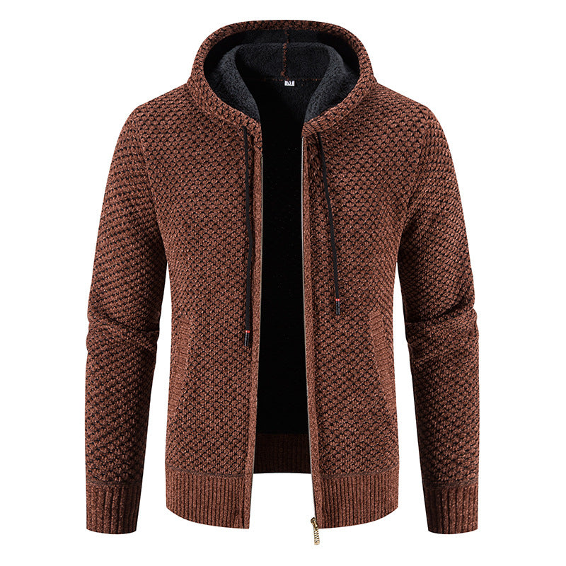 R&B | Stilvoller Kapuzen-Cardigan für Männer