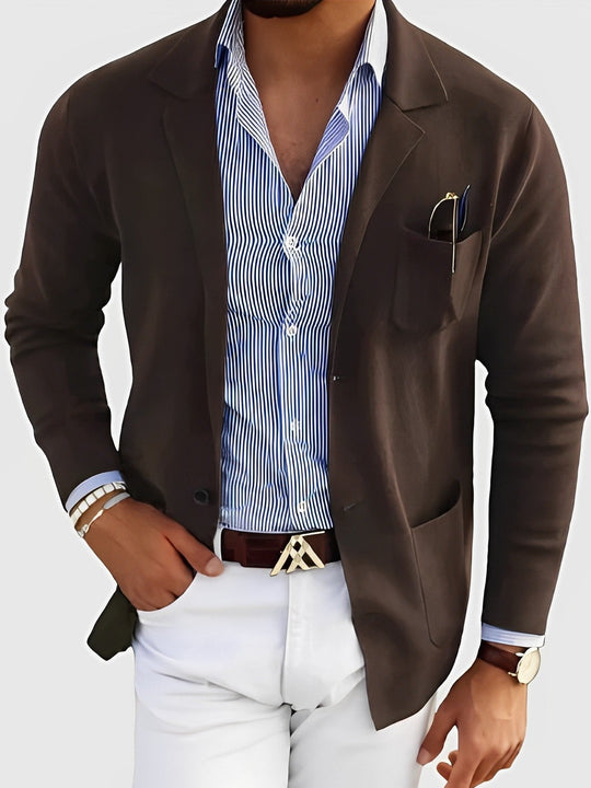 R&B | Lässiger Cardigan mit Taschen für Männer