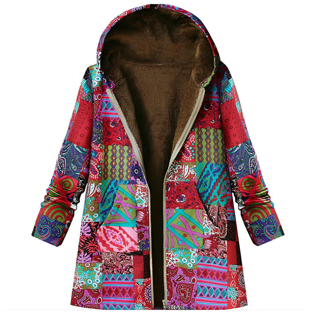 R&B | Vintage-Jacke mit Muster für Damen
