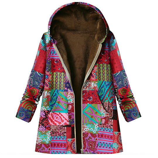 R&B | Vintage-Jacke mit Muster für Damen