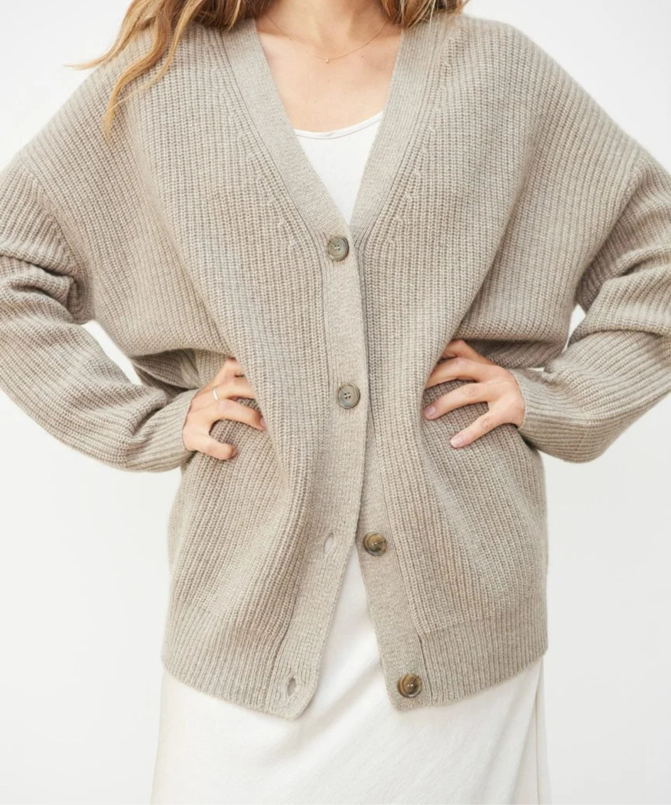 R&B | V-Ausschnitt-Cardigan für Frauen