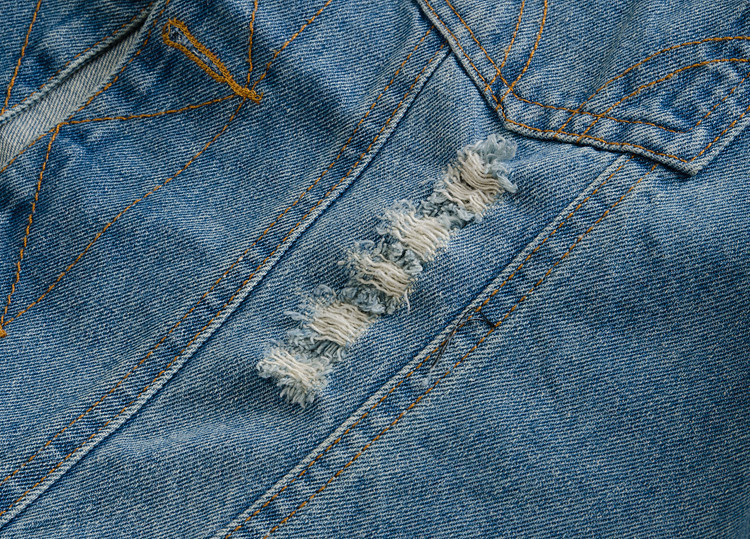 R&B Stylische Denim Weste für Herren