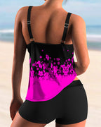 R&B | Blumenmuster Tankini Set