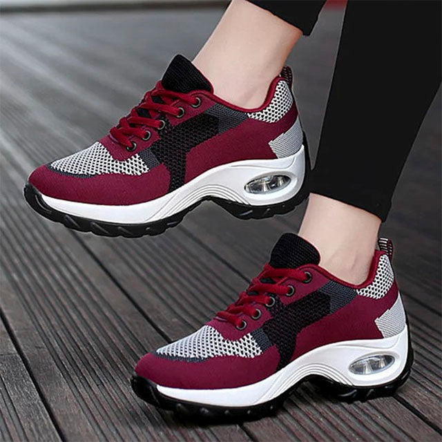 Atmungsaktive Farbblock-Sneaker R&B