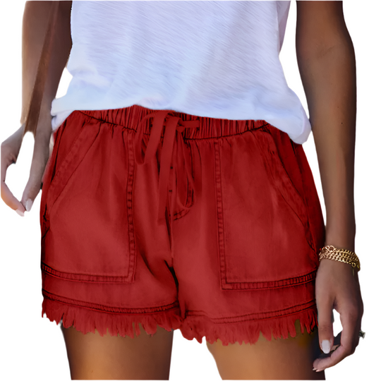 R&B | High-Waist Denim-Shorts